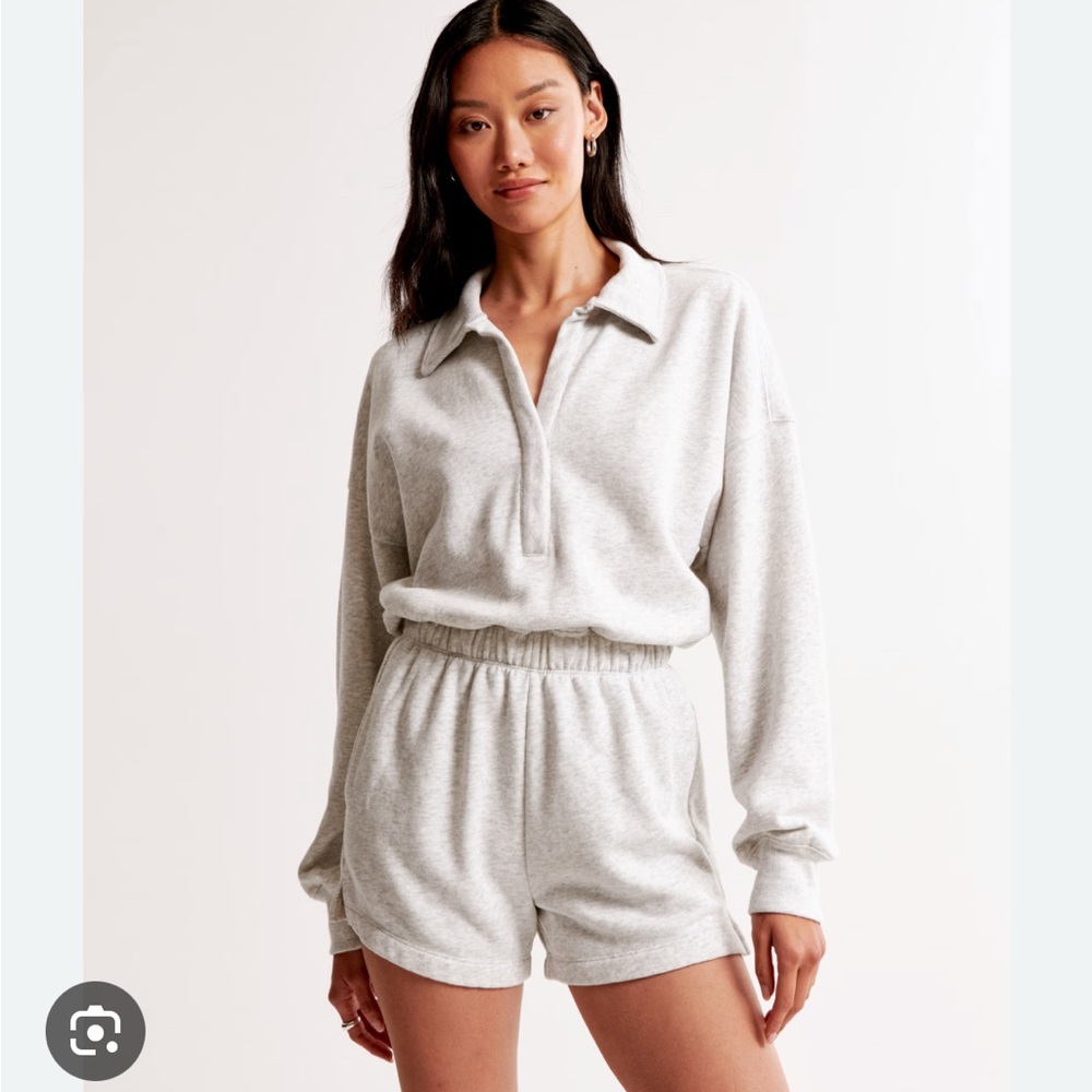 Fleece Collared Romper
